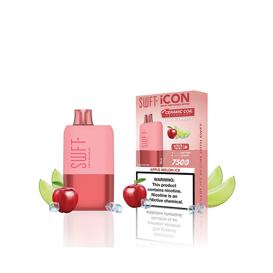 Swft Icon Apple Melon Ice 7500 Puff