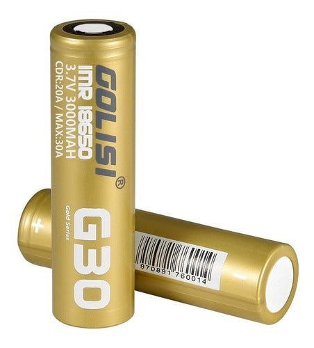 Baterías Golisi G30 18650 3000 mAh