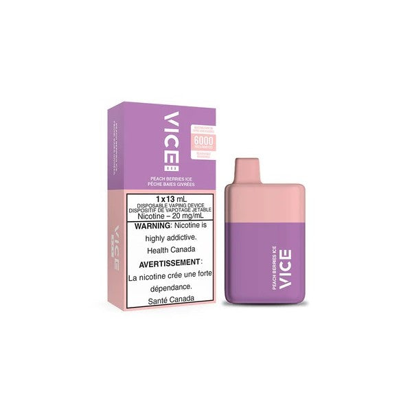 Vice Box Peach Berries Ice 6000Puff