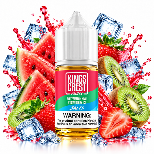 Kings Crest Fruits Watermelon Kiwi Strawberry Salt Nic 30ml
